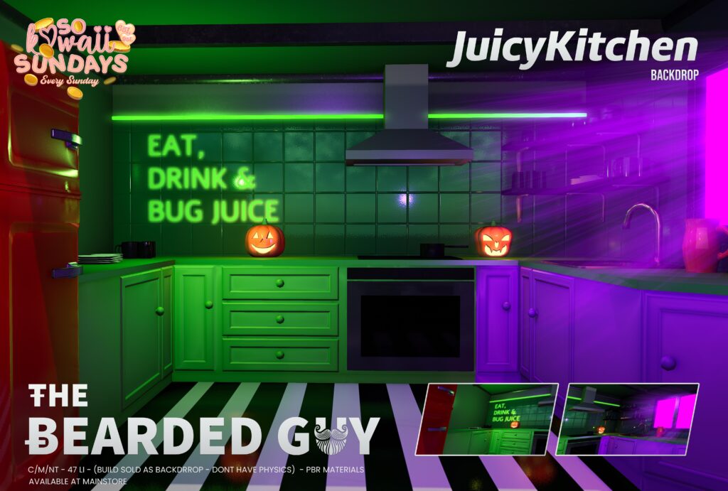 Juicy Kitchen Backdrop	&lt;a href=&quot;http://maps.secondlife.com/secondlife/Moonwall/169/121/32&quot; target=&quot;_blank&quot;&gt;Teleport&lt;/a&gt;