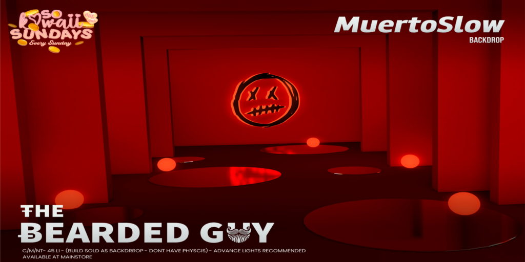 Muerto Slow Backdrop	&lt;a href=&quot;http://maps.secondlife.com/secondlife/Moonwall/169/121/32&quot; target=&quot;_blank&quot;&gt;Teleport&lt;/a&gt;