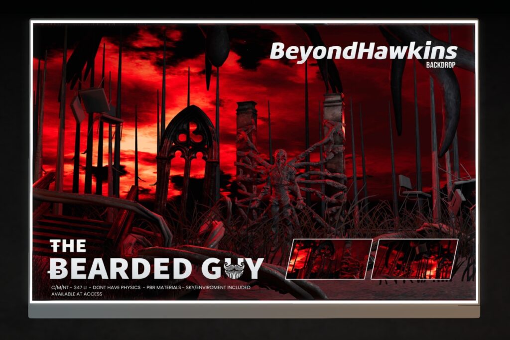 Beyond Hawkins Backdrop, L$299