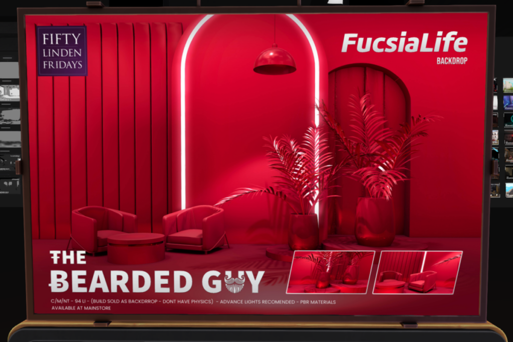 FucsiaLife Backdrop	&lt;a href=&quot;http://maps.secondlife.com/secondlife/Moonwall/169/121/32&quot; target=&quot;_blank&quot;&gt;Teleport&lt;/a&gt;