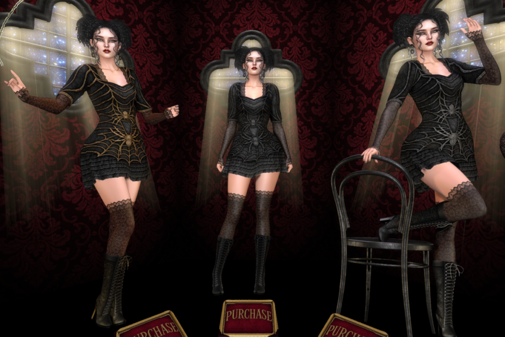 Bitsy Spider Outfit - Legacy/MaitreyaX/Reborn/+mods, L$300 each/L$800 FP