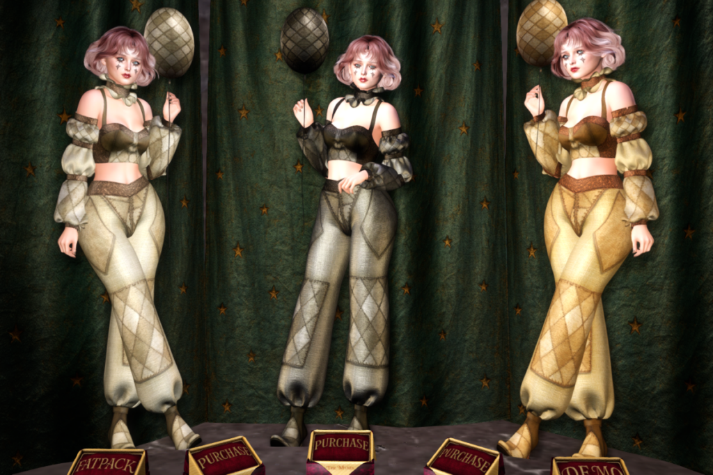 Triste Bouffon Outfit - Legacy/MaitreyaX/Reborn, L$250 each/L$675 FP