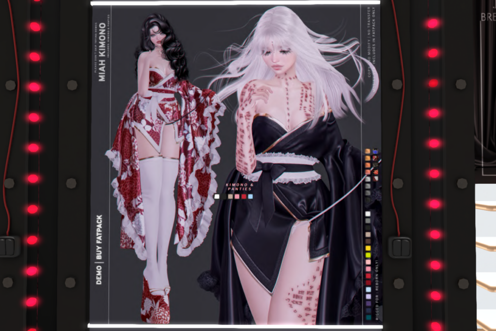 Kimono &amp; Panties - Reborn, L$350 each/L$1850 FP