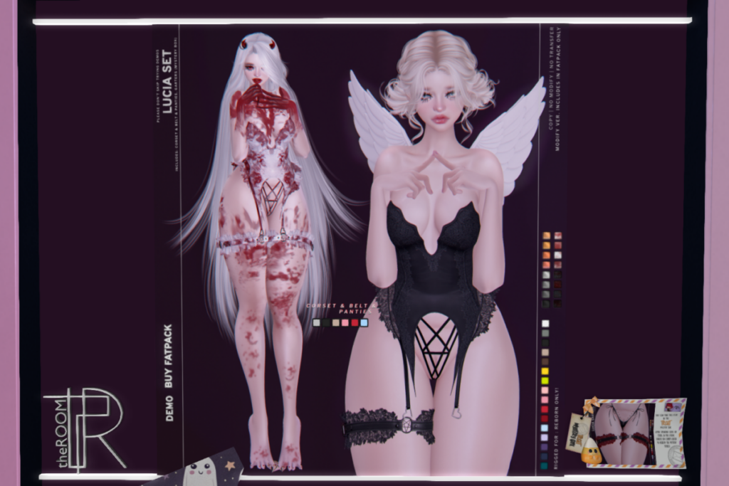 Lucia Set - Reborn, L$350 each/L$1850 FP