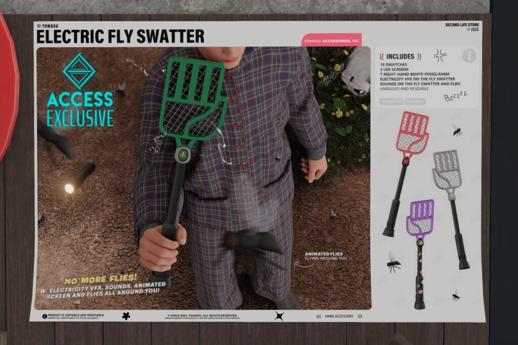 Electric Fly Swatter Holdable, L$325 FP