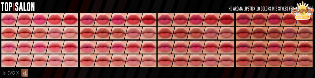 HD Aroma Lipstick - Evo/EvoX	&lt;a href=&quot;http://maps.secondlife.com/secondlife/Cosmic%20Valley/184/103/523&quot; target=&quot;_blank&quot;&gt;Teleport&lt;/a&gt;