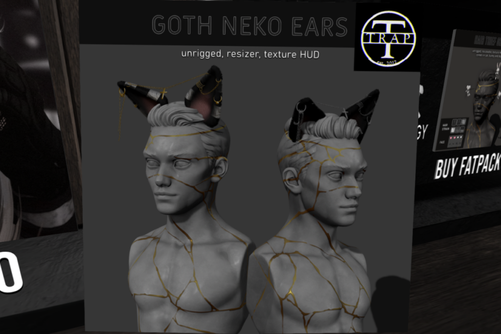 Goth Neko Ears, L$399
