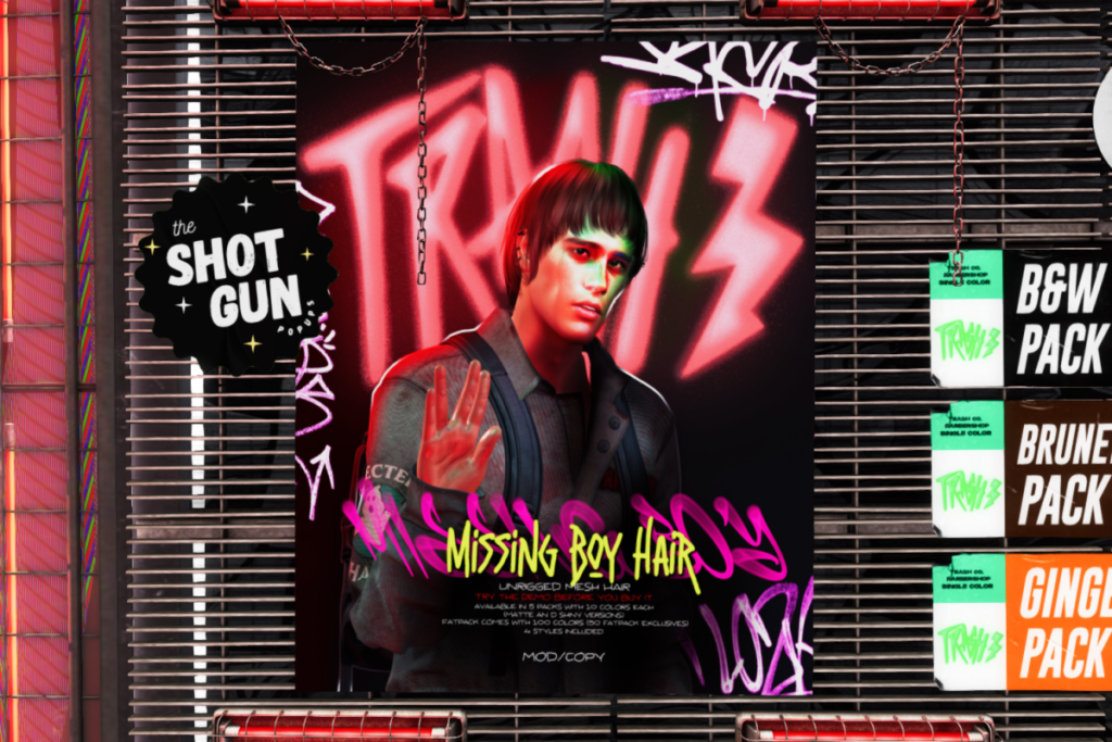 Missing Boy Hair, L$299 each/L$1000 FP