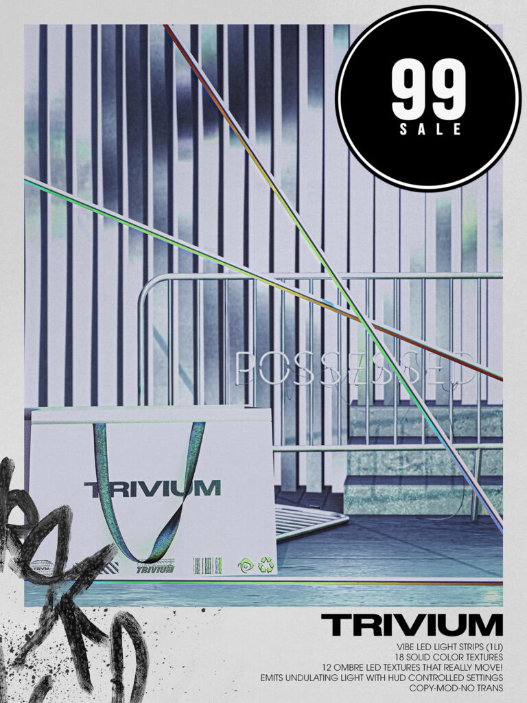Vibe LED Light Strips	&lt;a href=&quot;http://maps.secondlife.com/secondlife/TRIVIUM/136/103/2302&quot; target=&quot;_blank&quot;&gt;Teleport&lt;/a&gt;