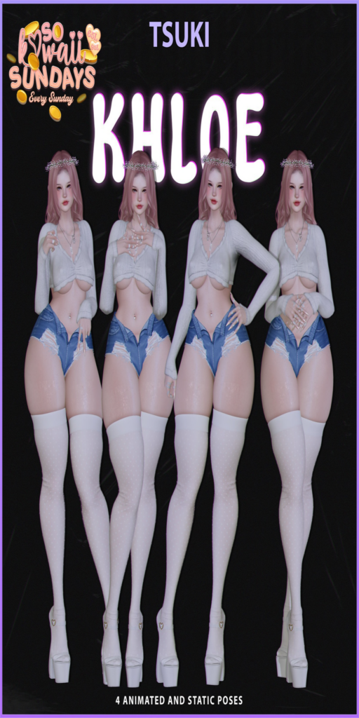 Khloe Poses	&lt;a href=&quot;http://maps.secondlife.com/secondlife/Dark%20Desires/231/189/25&quot; target=&quot;_blank&quot;&gt;Teleport&lt;/a&gt;