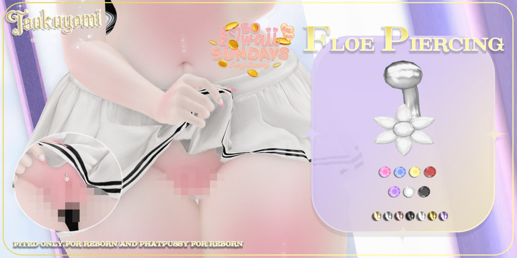 Floe Piercing - Reborn/+mods	&lt;a href=&quot;http://maps.secondlife.com/secondlife/Hashira/58/163/3&quot; target=&quot;_blank&quot;&gt;Teleport&lt;/a&gt;