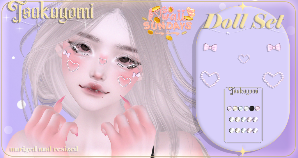 Doll Set Accessories	&lt;a href=&quot;http://maps.secondlife.com/secondlife/Hashira/58/164/3&quot; target=&quot;_blank&quot;&gt;Teleport&lt;/a&gt;
