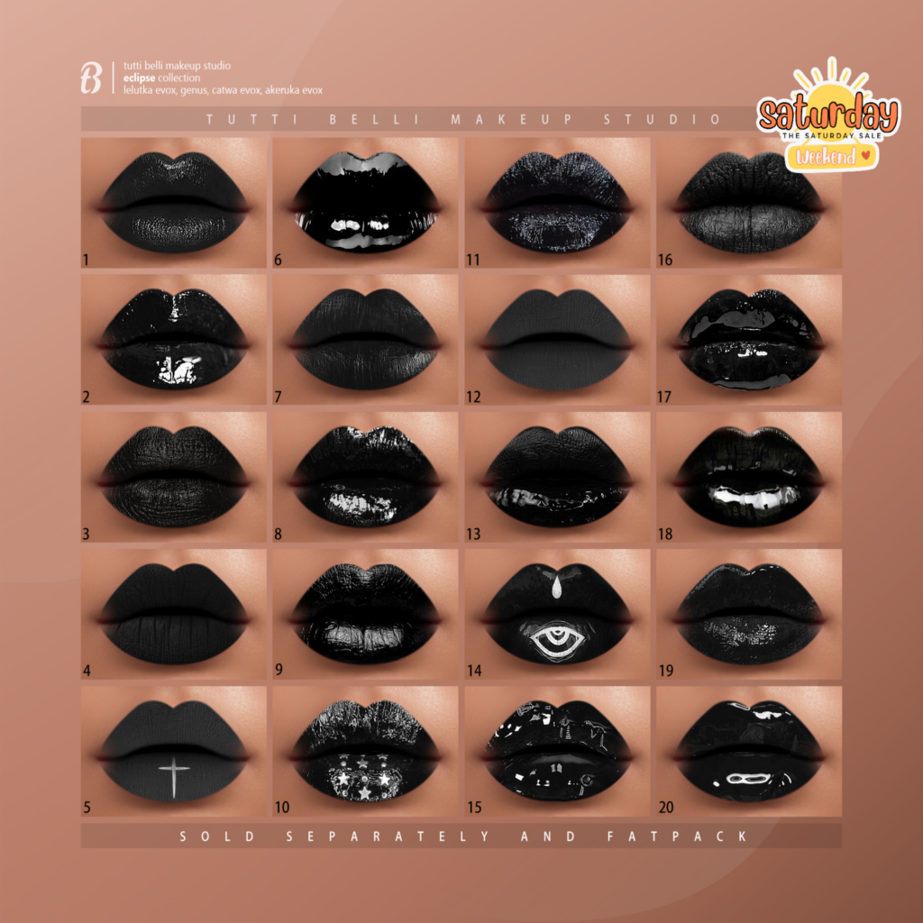 Eclipse Makeup - AkX/CatwaxX/EvoX/Genus	&lt;a href=&quot;http://maps.secondlife.com/secondlife/Malkine/79/162/501&quot; target=&quot;_blank&quot;&gt;Teleport&lt;/a&gt;