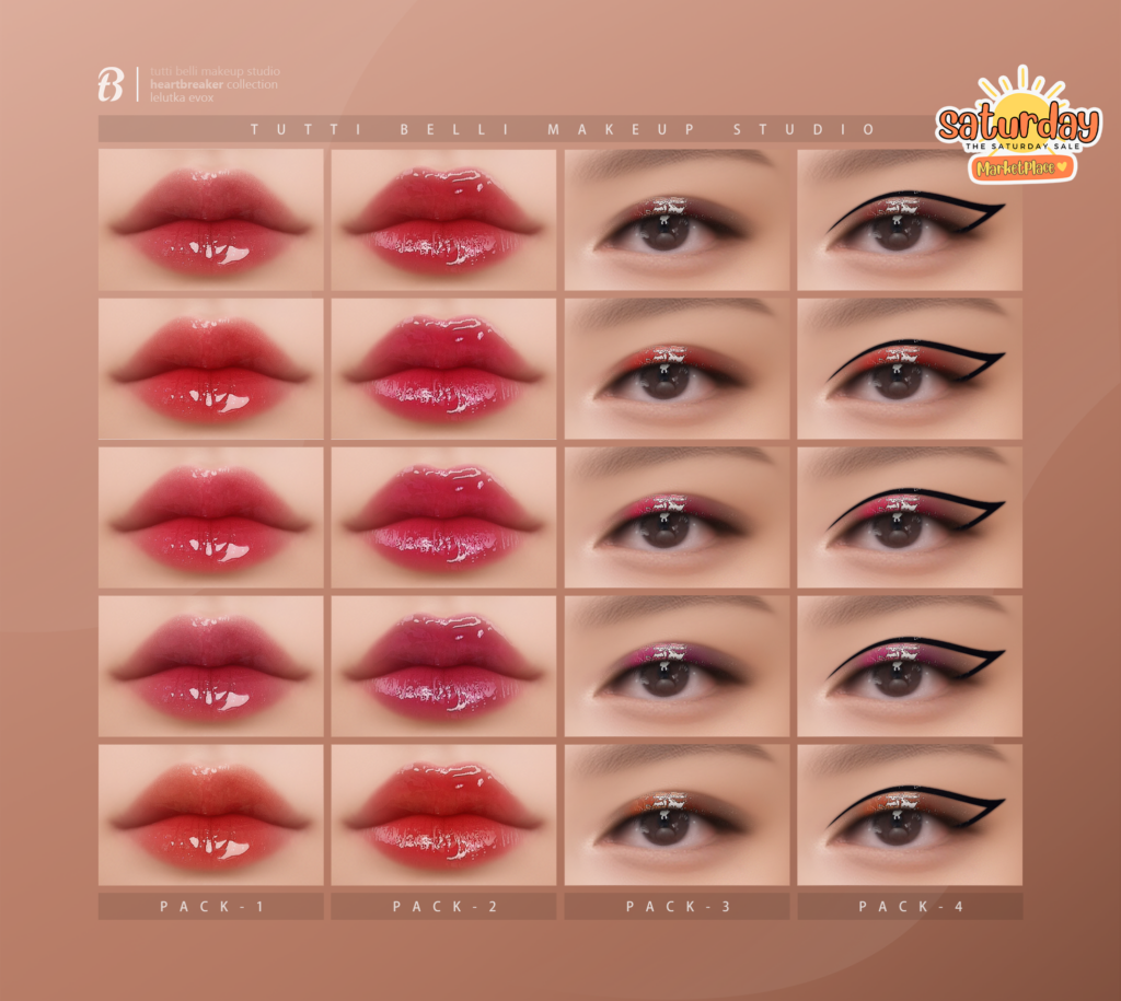 Heartbreaker Makeup Collection - EvoX	&lt;a href=&quot;https://tinyurl.com/y3ex6mv9&quot; target=&quot;_blank&quot;&gt;Marketplace Link&lt;/a&gt;