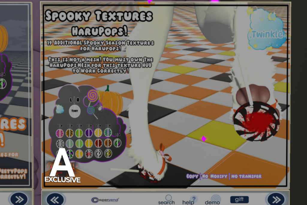 Spooky Textures Harupops - BOM/Harupops, L$100