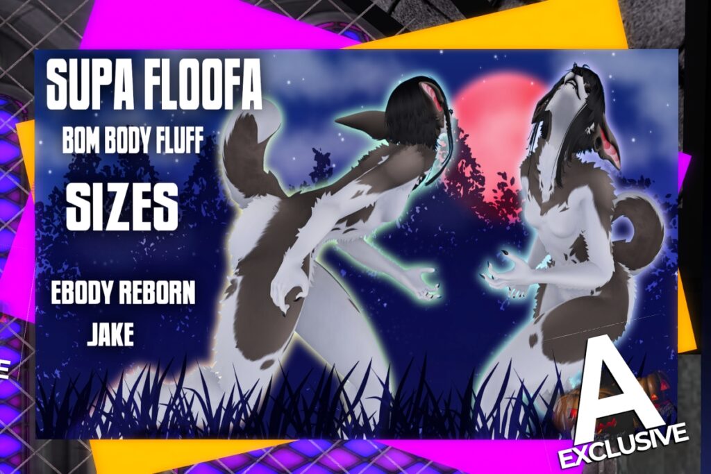 Supa Floofa BOM Body Fluff - Jake/Reborn, L$699 each