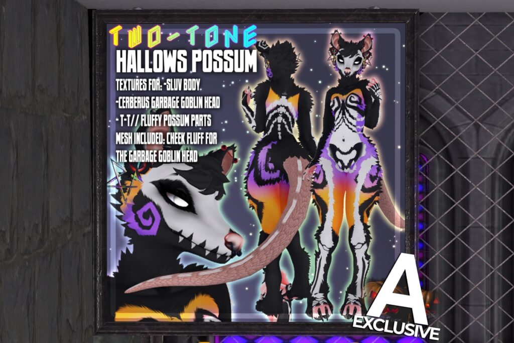 Possum Mod Kit - BOM/Cerberus Garbage Goblin, L$599 each
