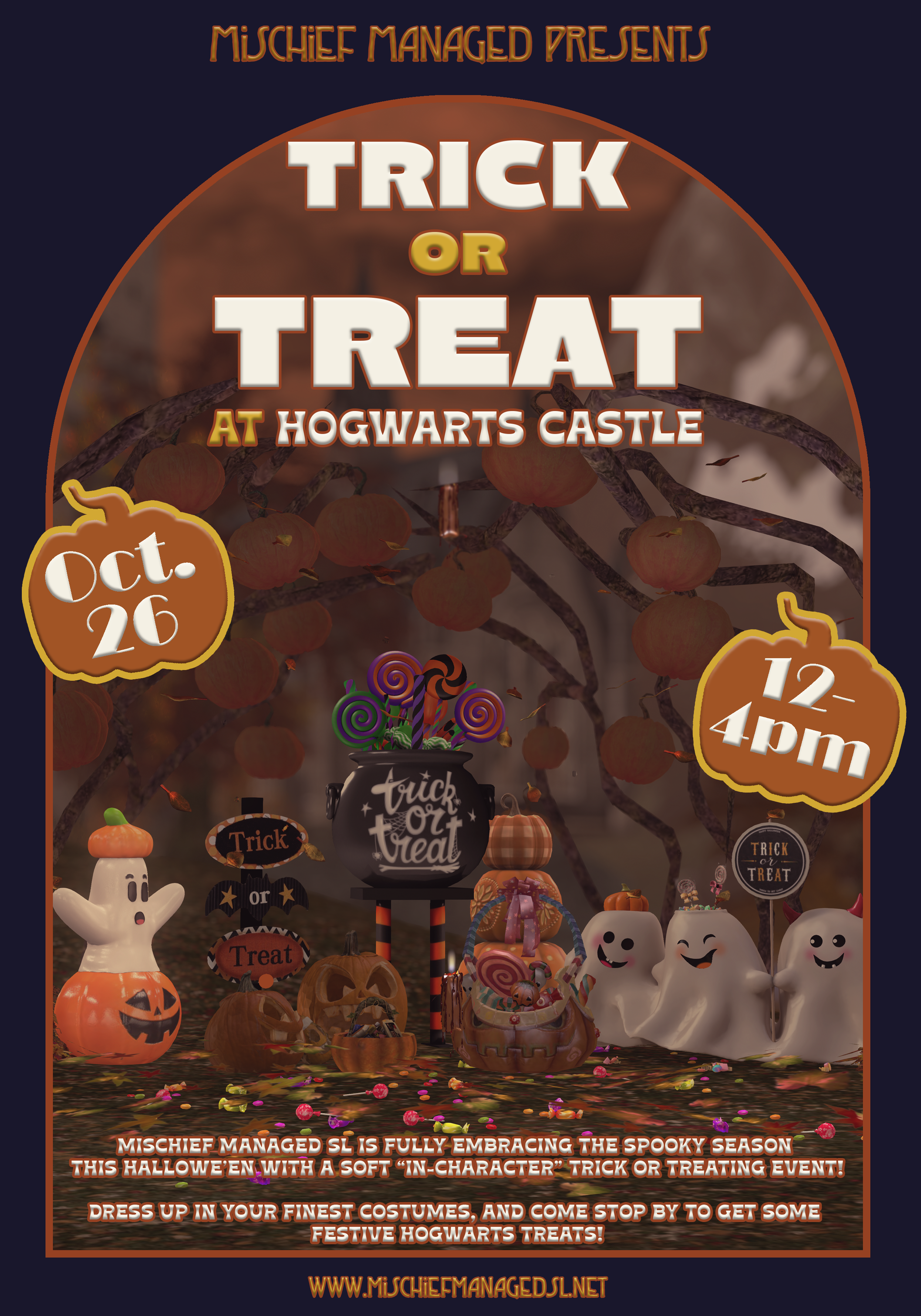 DON’T BE A MUGGLE! COME TRICK OR TREAT AT MISCHIEF MANAGED!