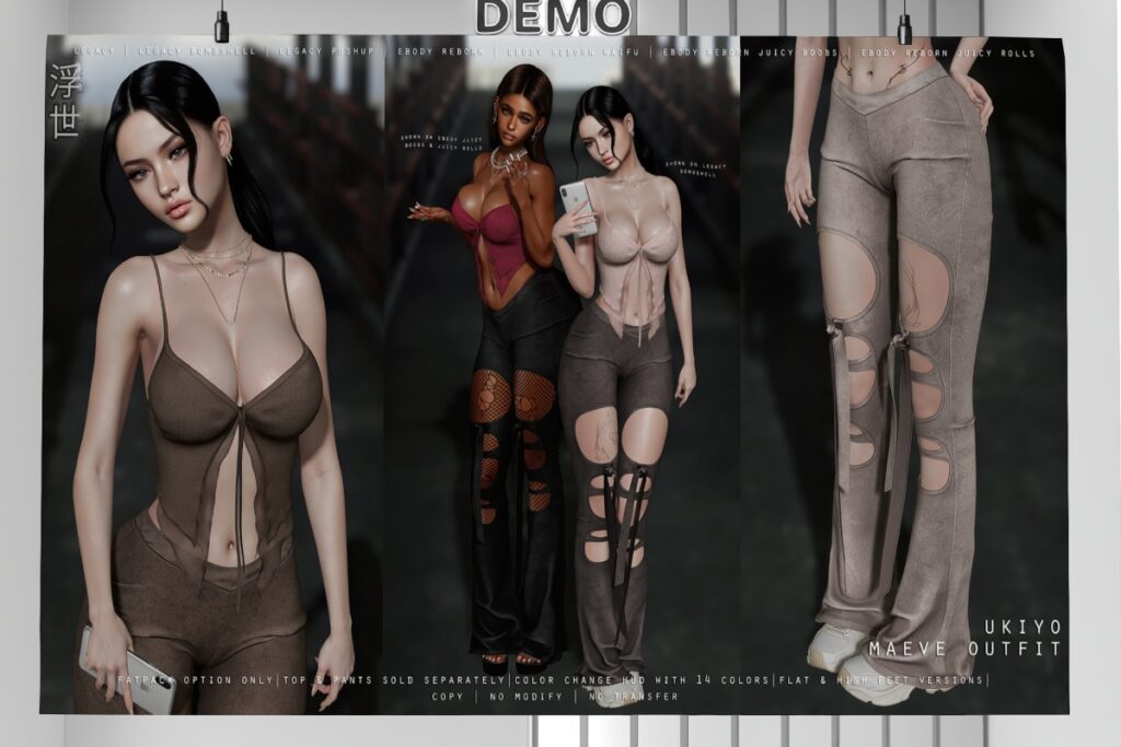Maeve Outfit - Legacy/Reborn, L$599-L$699 each FP