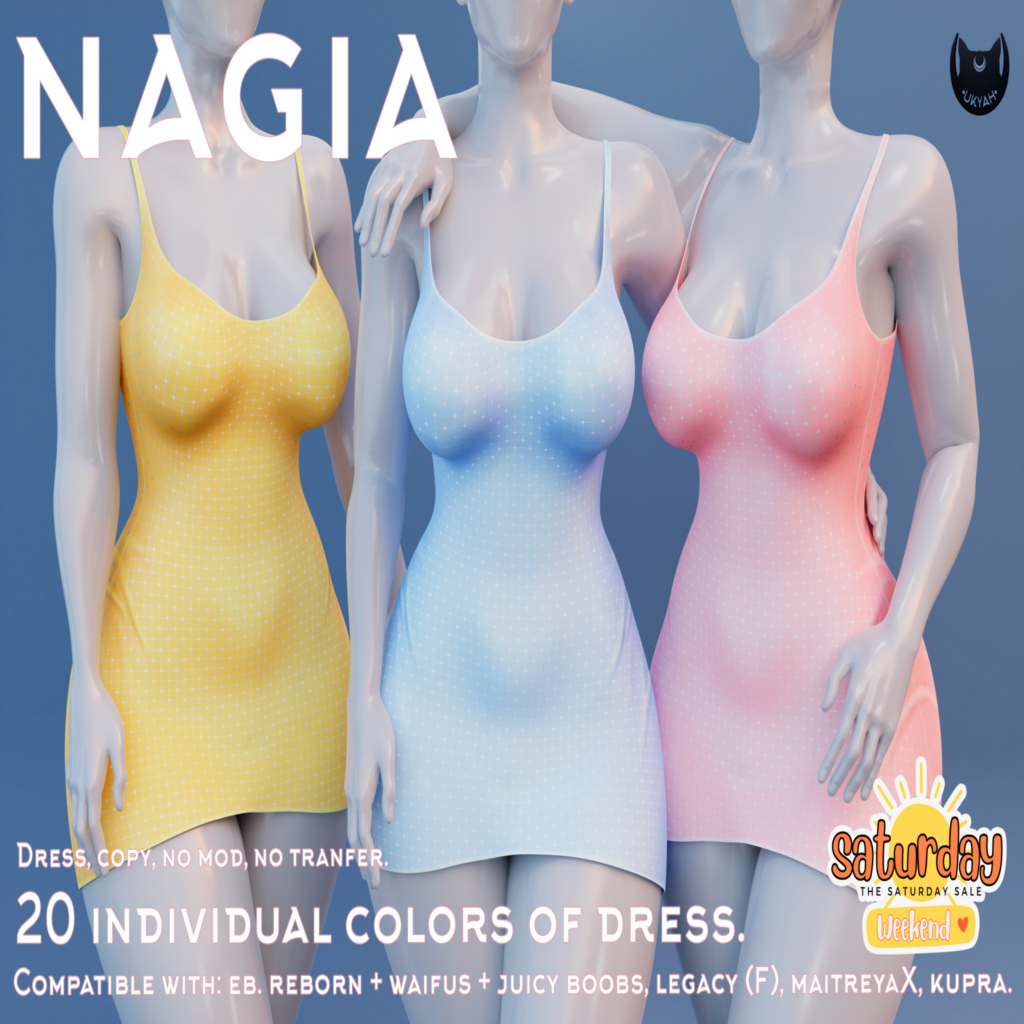 Nagia Dress - Inithium/Legacy/MaitreyaX/Reborn/+mods	&lt;a href=&quot;http://maps.secondlife.com/secondlife/Magic%20Sky/194/96/2022&quot; target=&quot;_blank&quot;&gt;Teleport&lt;/a&gt;