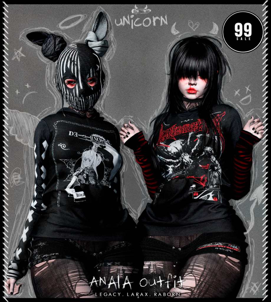 Anaia Outfit - Legacy/MaitreyaX/Reborn	&lt;a href=&quot;http://maps.secondlife.com/secondlife/Tamburello/210/191/819&quot; target=&quot;_blank&quot;&gt;Teleport&lt;/a&gt;