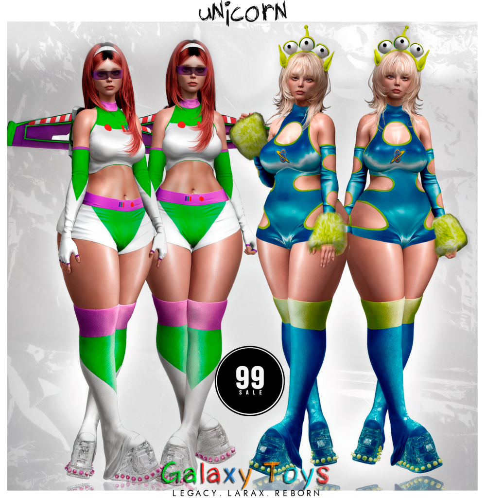 Galaxy Toys Costumes - Legacy/MaitreyaX/Reborn	&lt;a href=&quot;http://maps.secondlife.com/secondlife/Tamburello/210/191/819&quot; target=&quot;_blank&quot;&gt;Teleport&lt;/a&gt;