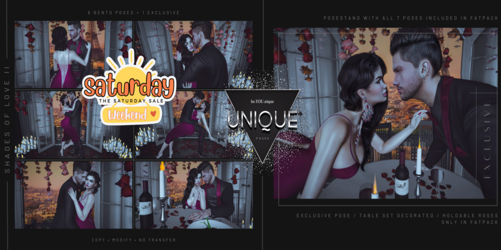 Shades of Love II	&lt;a href=&quot;http://maps.secondlife.com/secondlife/Soul/80/240/1352&quot; target=&quot;_blank&quot;&gt;Teleport&lt;/a&gt;
