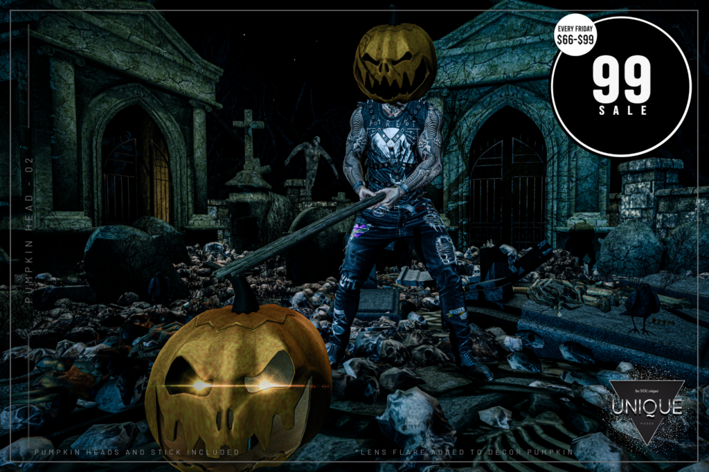 Pumpkin Head 02 Pose with Props	&lt;a href=&quot;http://maps.secondlife.com/secondlife/Soul/80/240/1352&quot; target=&quot;_blank&quot;&gt;Teleport&lt;/a&gt;