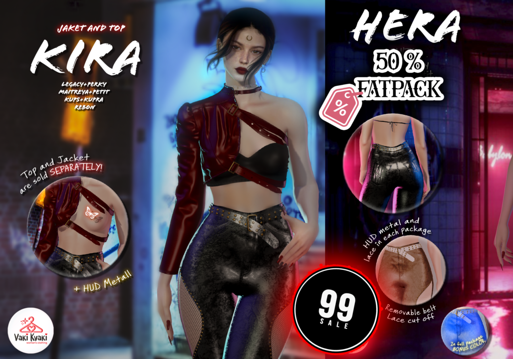 Kira Jacket &amp; Top - Inithium/Legacy/Maitreya/Reborn/+mods | Hera Pants - Inithium/Legacy/Maitreya/Reborn	&lt;a href=&quot;http://maps.secondlife.com/secondlife/Wildflower%20Mountain/222/58/22&quot; target=&quot;_blank&quot;&gt;Teleport&lt;/a&gt;