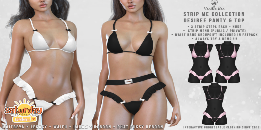 Desiree Panty &amp; Top - Legacy/Maitreya/Reborn/+mods	&lt;a href=&quot;http://maps.secondlife.com/secondlife/Vanilla%20Bae/104/135/29&quot; target=&quot;_blank&quot;&gt;Teleport&lt;/a&gt;