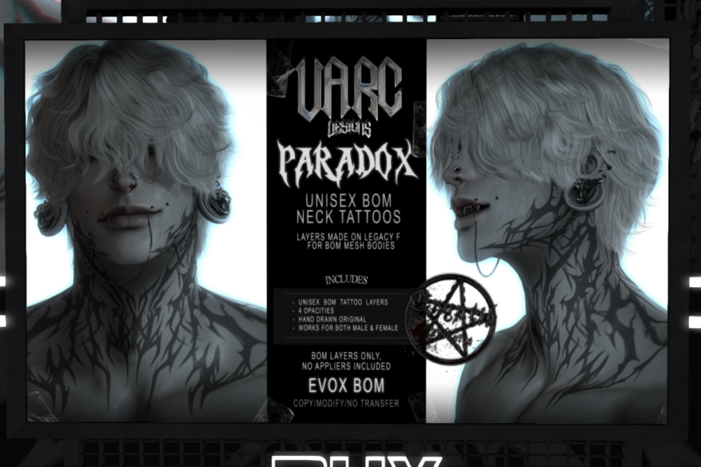 Paradox Neck Tattoo - EvoX, L$299