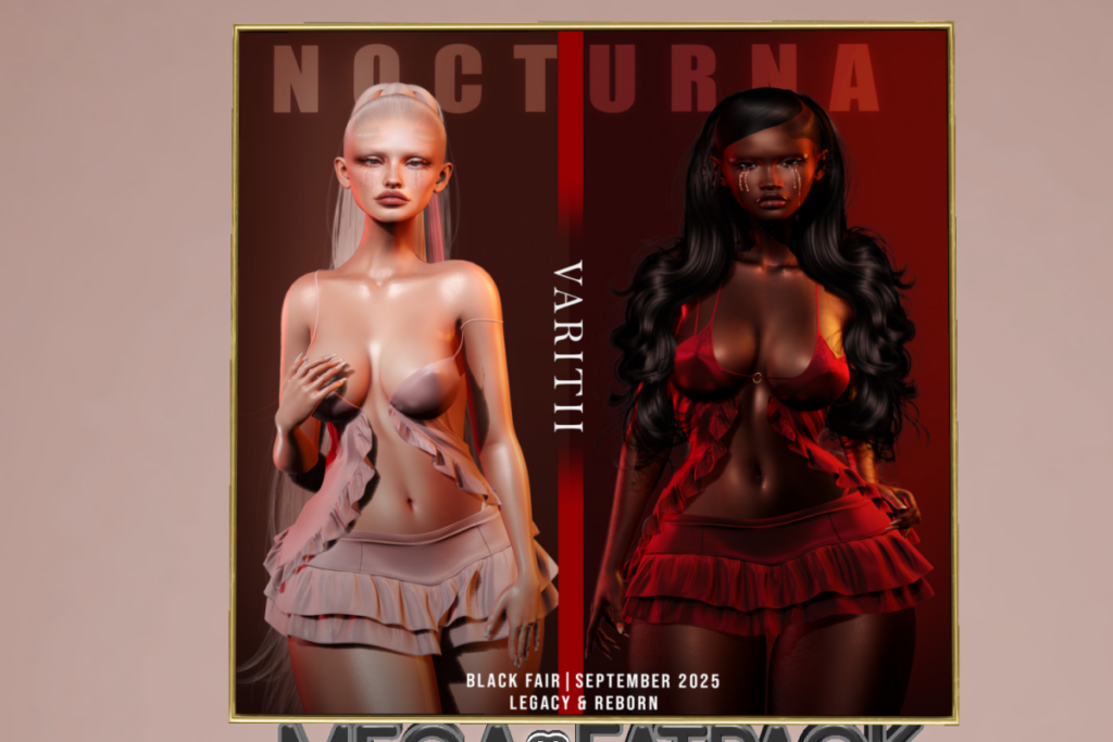 Nocturna Top &amp; Skirt - Legacy/Reborn, L$250 each/L$1200 each FP/L$1899 MP