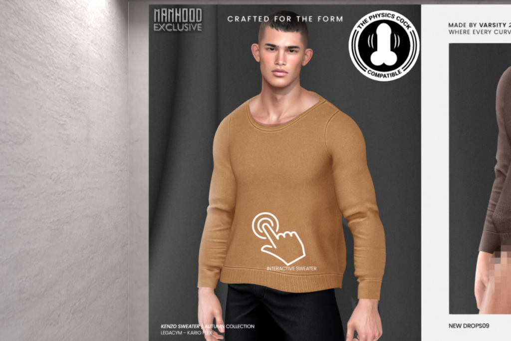 Kenzo Sweater - Kario Flex/Legacy, L$299 each/L$1125 FP