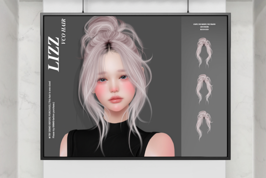 Lizz Hair - Sizes not listed, L$499 FP