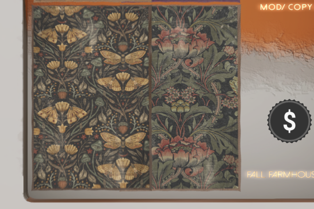 Fall Farmhouse Rug Set, L$250