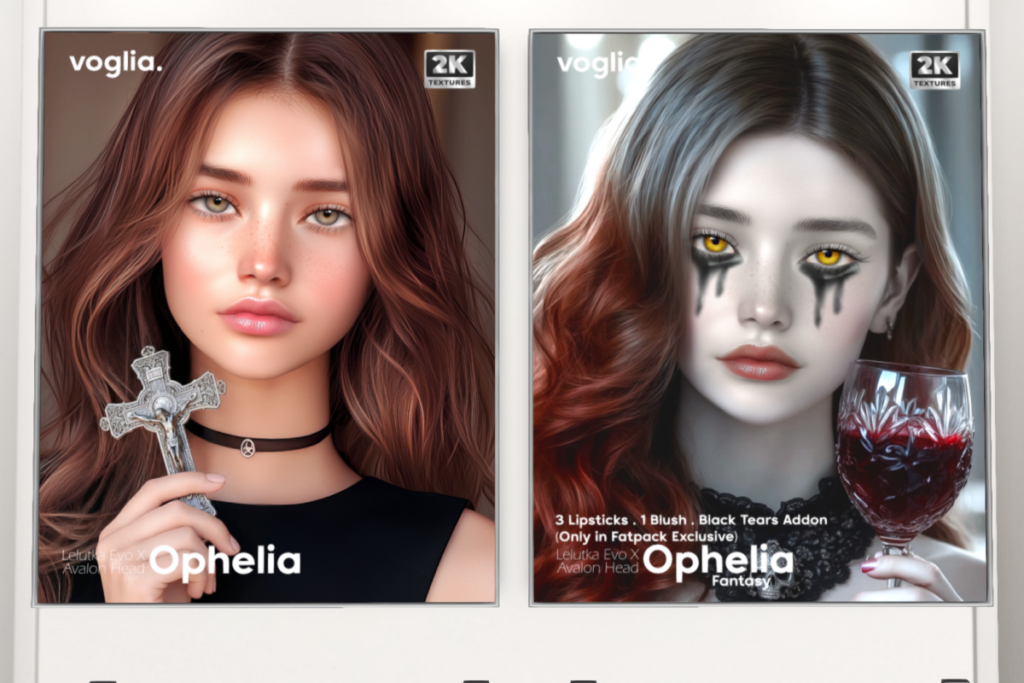 Ophelia Skin - EvoX, L$50 each/L$599 each FP