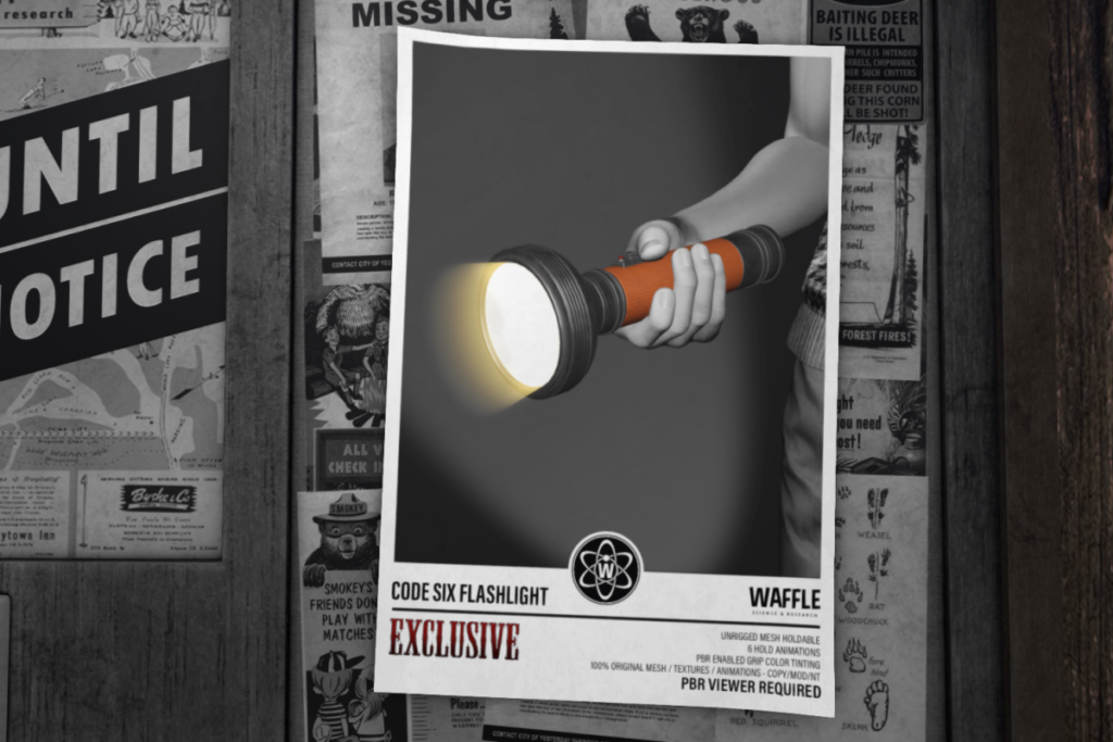 Code Six Flashlight, L$250