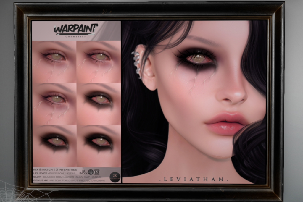 Leviathan Eyeshadow &amp; Scars - EvoX/Genus/SLUV, L$240 each/L$520 FP