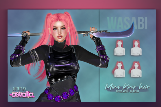 Mira Kpop Hair, L$275 each/L$400 FP