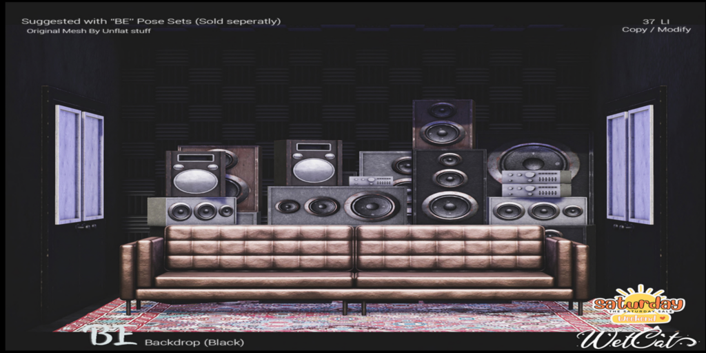 BE Sound Room Backdrop	&lt;a href=&quot;http://maps.secondlife.com/secondlife/Morise/209/217/3001&quot; target=&quot;_blank&quot;&gt;Teleport&lt;/a&gt;