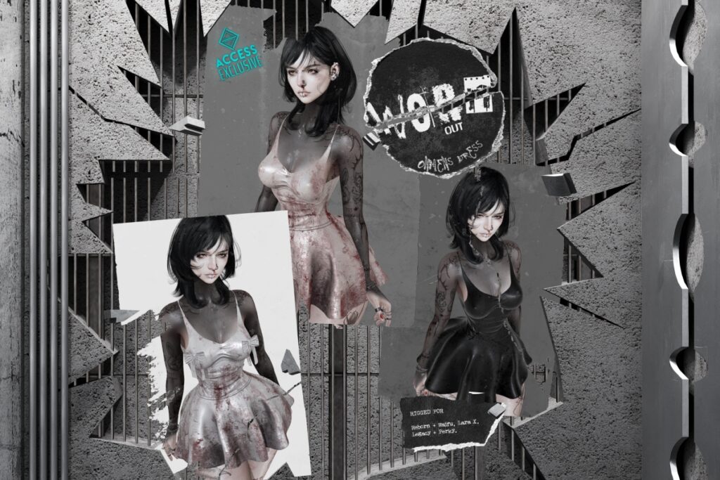 Omens Dress - Legacy/MaitreyaX/Reborn/+mods, L$349 each/L$1999 FP