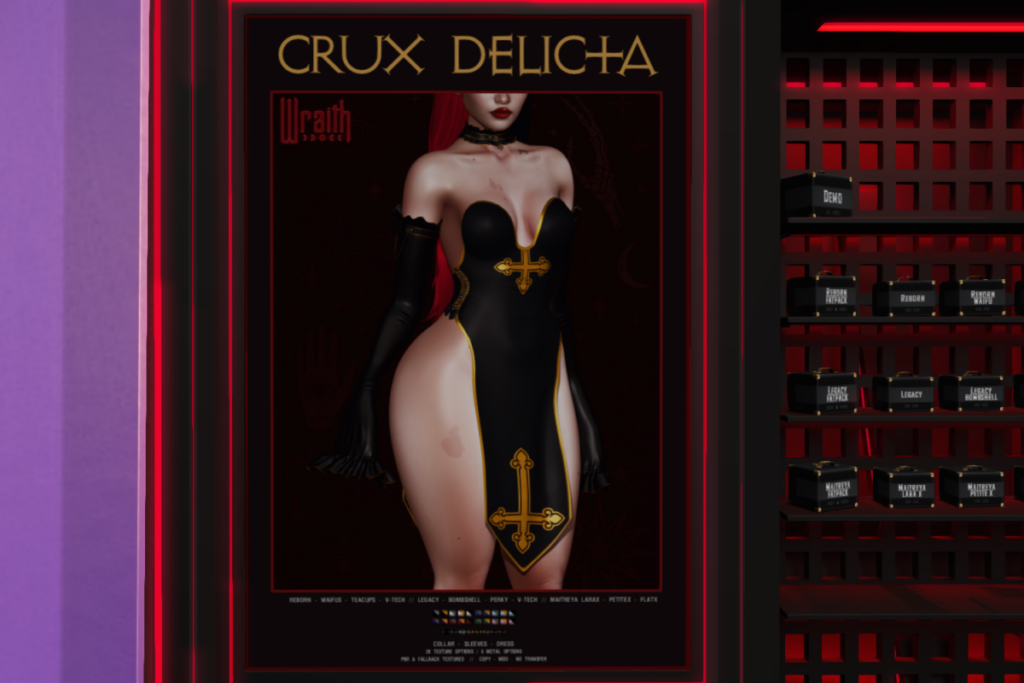 Crux Delicta Set - Legacy/MaitreyaX/Reborn/+mods, L$500 each/L$800 each FP/L$1700 MP
