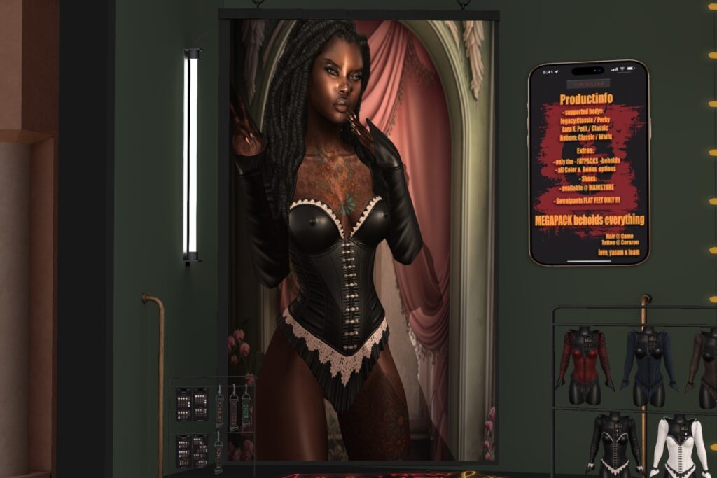 Morticia Outfit - Legacy/MaitreyaX/Reborn/+mods, L$399 each/L$1299 each FP