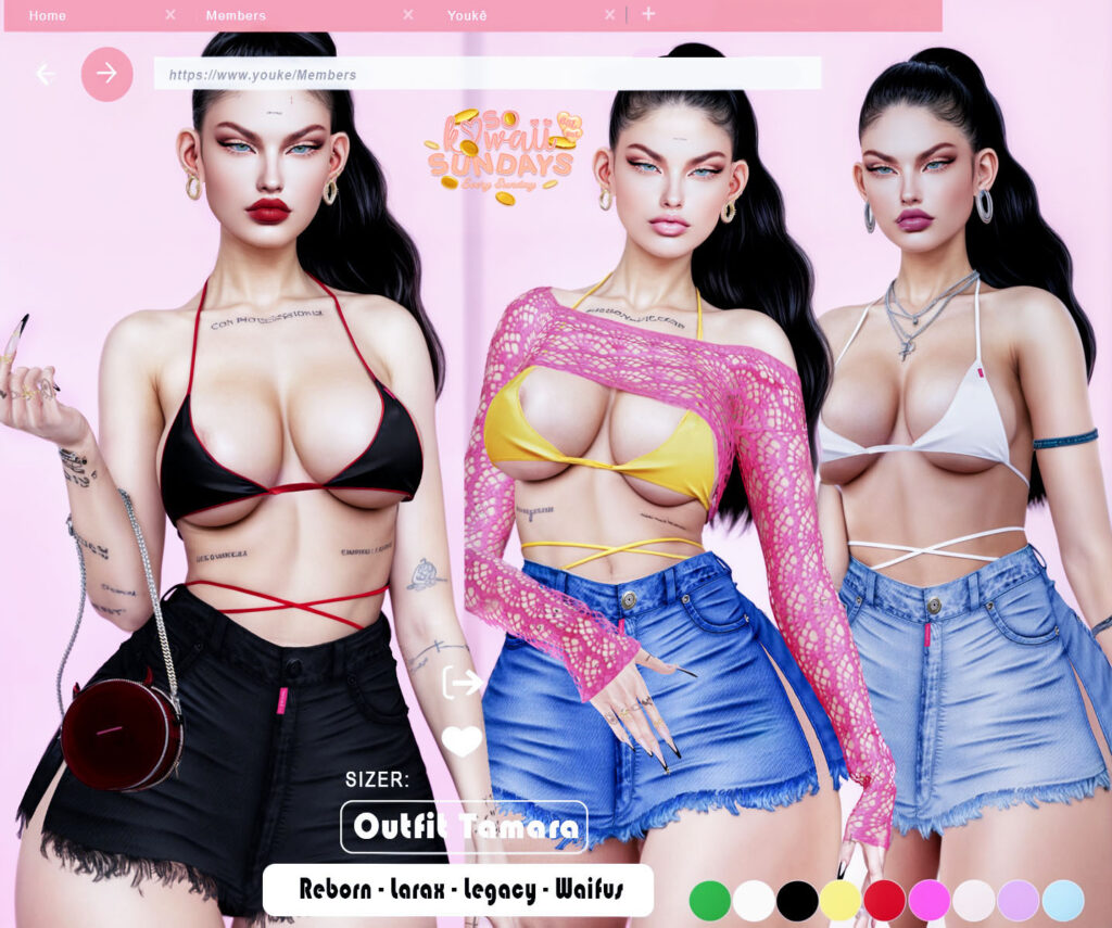 Tamara Outfit - Legacy/MaitreyaX/Reborn/+mods	&lt;a href=&quot;http://maps.secondlife.com/secondlife/Pride%20Isles/86/224/3097&quot; target=&quot;_blank&quot;&gt;Teleport&lt;/a&gt;