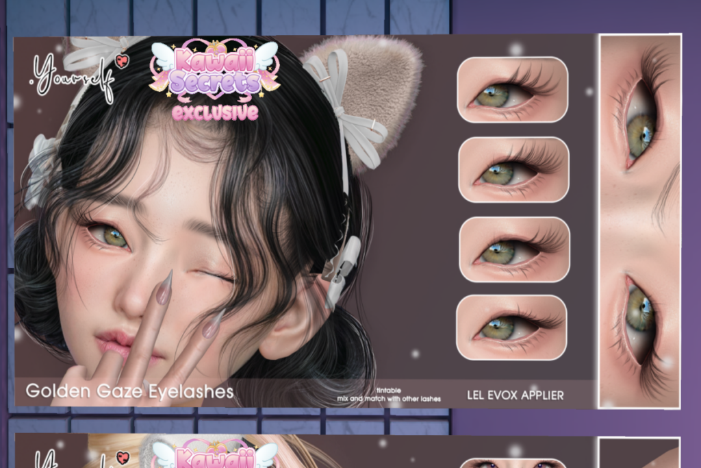 Golden Gaze Eyelashes - EvoX, L$125