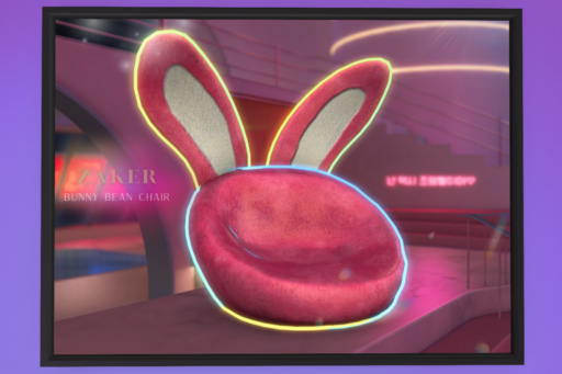 Bunny Bean Chair, L$450 PG/L$650 Adult