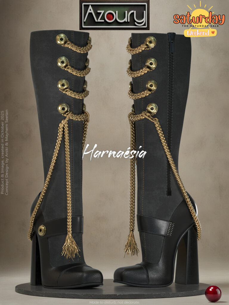 Harnaesia Boots - Legacy/MaitreyaX/Reborn		&lt;a href=&quot;http://maps.secondlife.com/secondlife/Lambda/122/30/21&quot; target=&quot;_blank&quot;&gt;Teleport&lt;/a&gt;