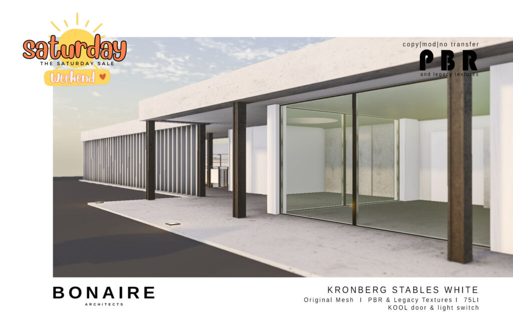 Kronberg Stables	&lt;a href=&quot;http://maps.secondlife.com/secondlife/Pure%20Souls/21/128/2017&quot; target=&quot;_blank&quot;&gt;Teleport&lt;/a&gt;
