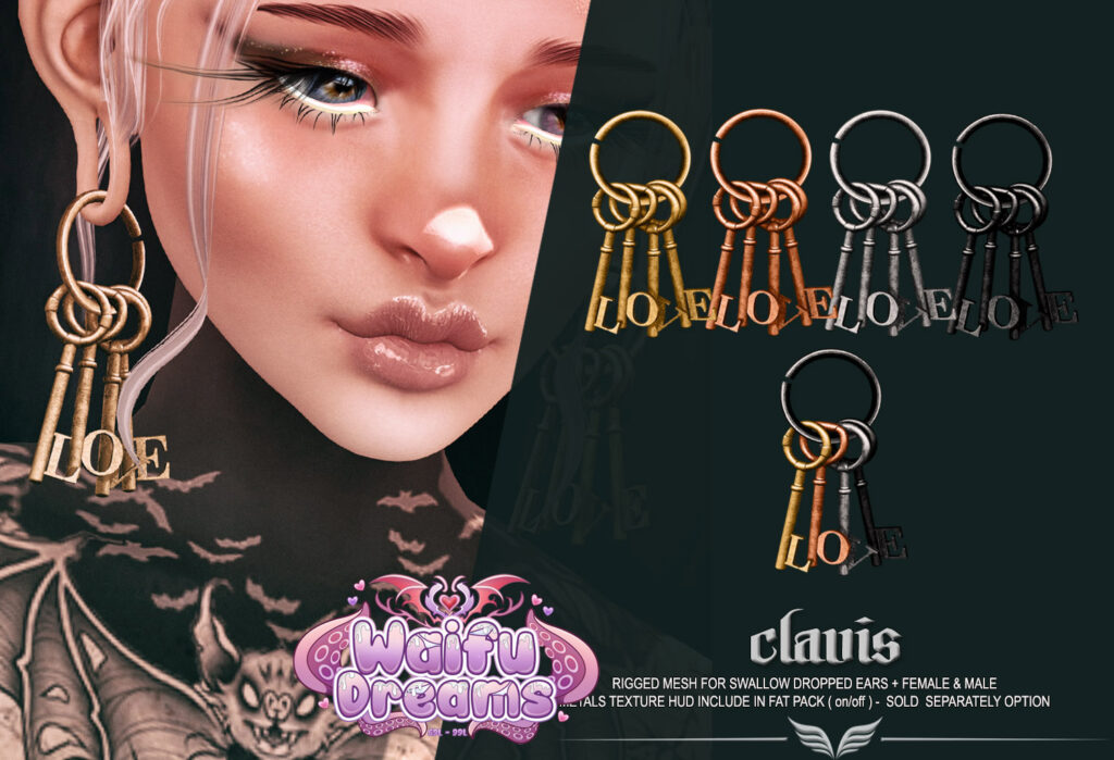 Clauis Earrings - Swallow Dropped
