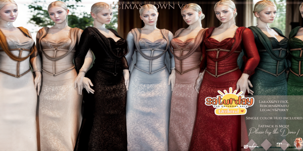 Decimas Gown V2 - Legacy/MaitreyaX/Reborn/+mods	&lt;a href=&quot;http://maps.secondlife.com/secondlife/Heavens%20Gate/113/99/85&quot; target=&quot;_blank&quot;&gt;Teleport&lt;/a&gt;